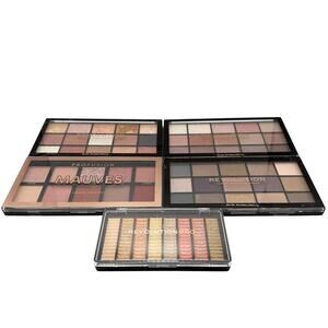 NEW Eyeshadow Lot of 5 Makeup Palettes Revolution Profusion Pro Reloaded Iconic